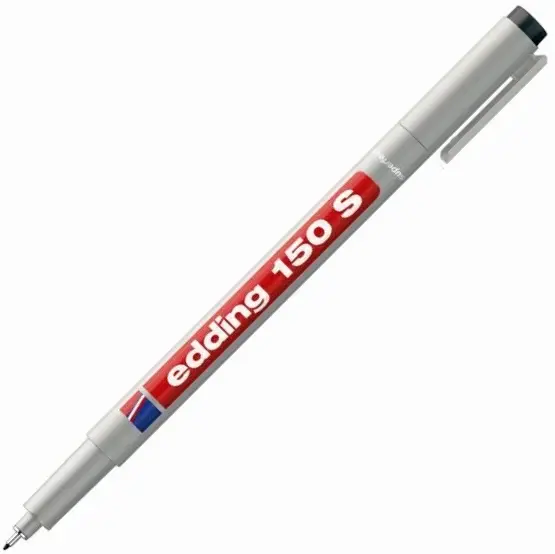 EDDİNG ASETAT KALEMİ E-150S SİYAH