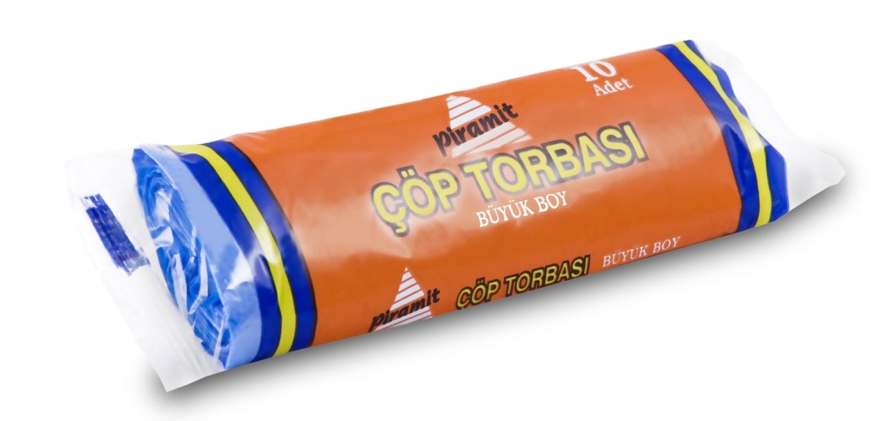Piramit Çöp Torbası Büyük Boy 65x80 cm