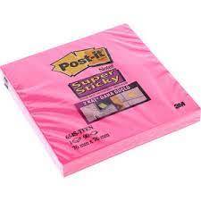Post-it 654 Yapışkanlı Not Kağıdı 76x76mm 90 Sayfa Neon Pembe