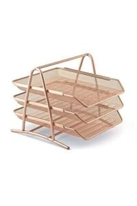MAS 523 EVRAK RAFI 3 LÜ PERFORE ROSE GOLD