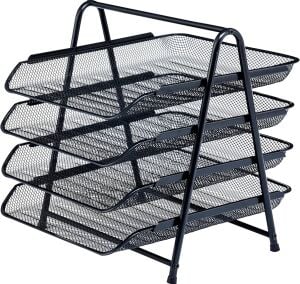 MAS BİON 9307 METAL EVRAK RAFI 4 LÜ