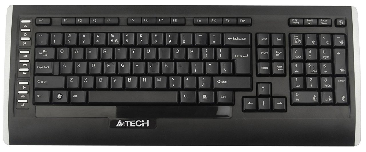 A-4 Tech 9300F Siyah Kablosuz  Q Klavye Mouse Set