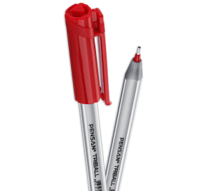 Pensan Triball 1003 Tükenmez Kalem 1.0mm Kırmızı