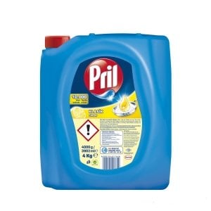 Pril Sıvı Bulaşık Deterjanı Limon 4 Kg