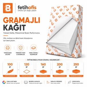 T.B 160 GR/250 ADET GRAMAJLI FOTOKOPİ KAĞIDI
