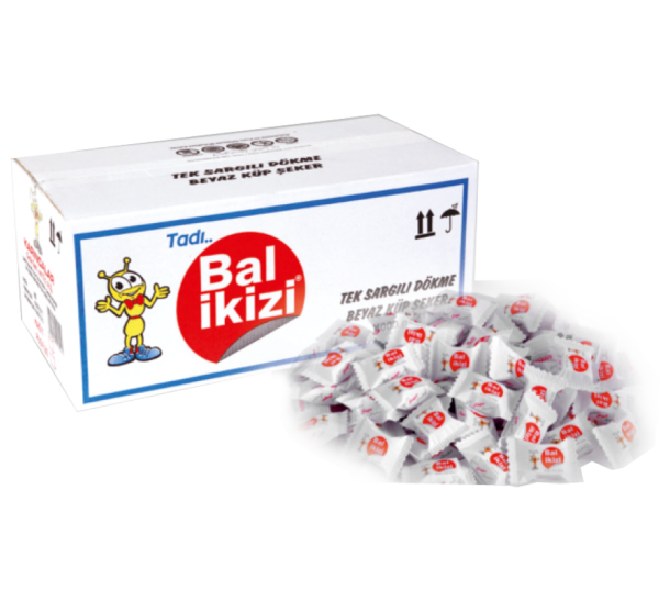 Balikizi Tek Sargılı Küp Şeker 5000 Gr