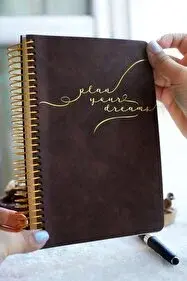 VJ AJANDA VEGAN DERİ SPİRALLİ TARİHSİZ PLANLAYICI