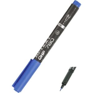HI-TEXT OHP 780 PERMANENT MARKER (M) MAVİ