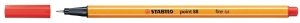 Stabilo 88/40 Fineliner Kalem Kırmızı