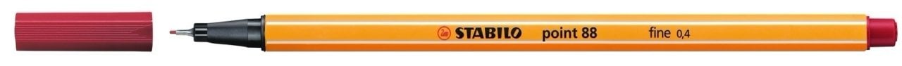 Stabilo 88/50 Fineliner Kalem Koyu Kırmızı