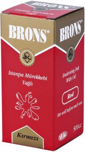 Brons BR-322 Istampa Mürekkebi 500cc Kırmızı