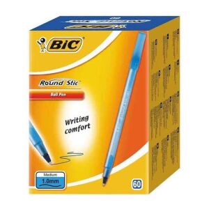 BİC ROUND STİC TÜKENMEZ KALEM MAVİ 60 LI