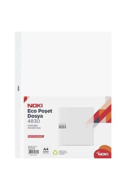 NOKİ 4380-ECO POŞET DOSYA 100 LÜ