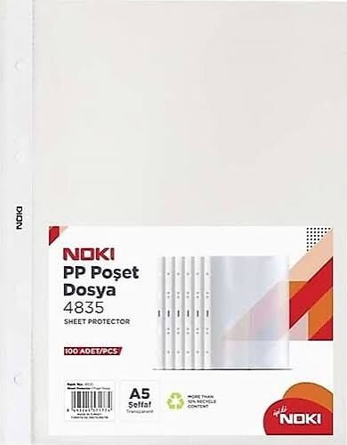 NOKİ 4835 POŞET DOSYA A5 100 LÜ