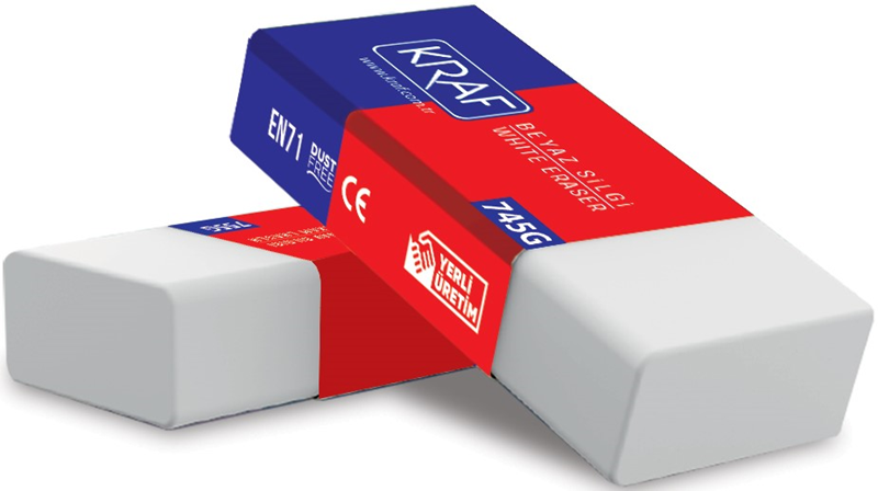 KRAF SİLGİ BEYAZ  745G