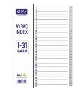 KRAF 1031 1-31 RAKAM SEPERATÖR