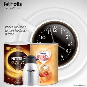 Nescafe Gold 900gr + Coffemate 2000gr (1,2 lt Termos Hediyeli )