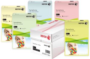 Xerox Symphony  Renkli Fotokopi Kağıdı  A4 80gr Kırmızı