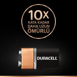 DURACELL PİL 9 VOLT TEKLİ