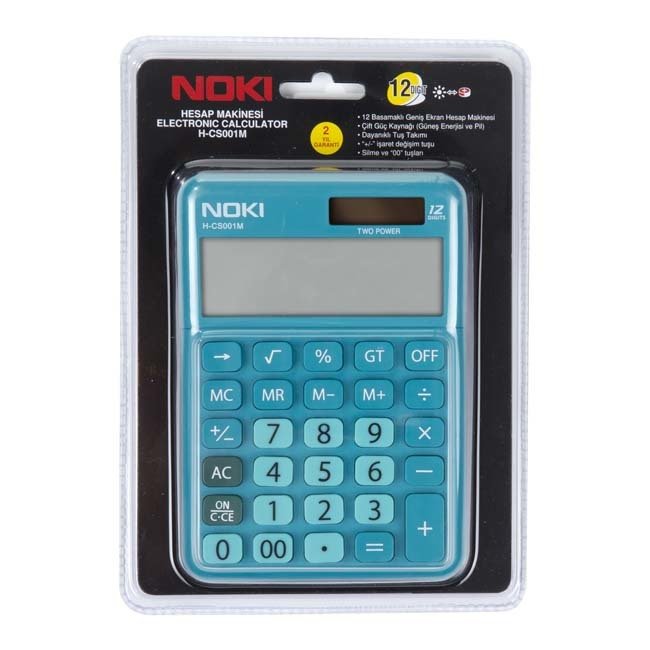 Noki H-CS001M Hesap Makinesi Turkuaz