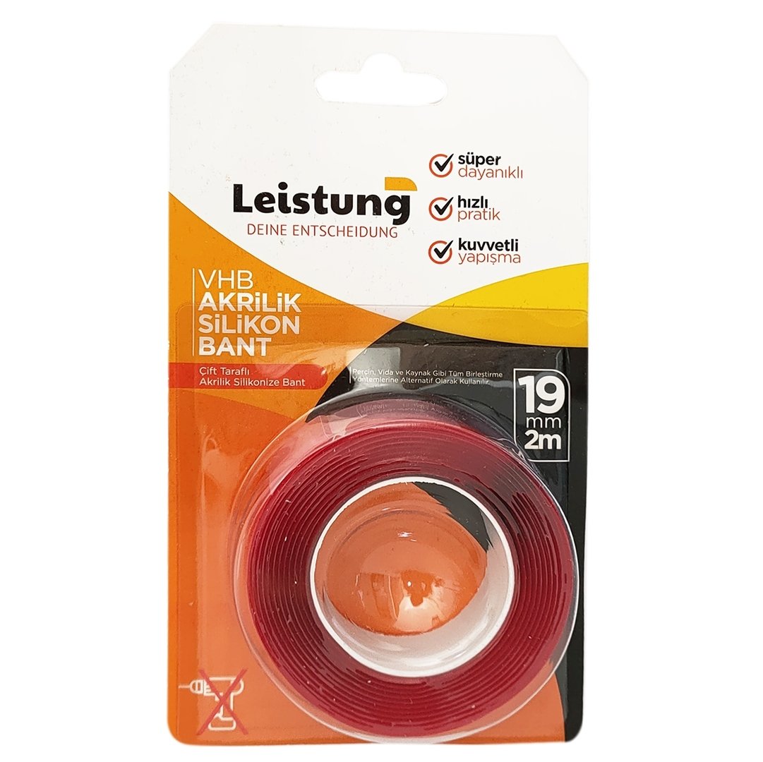 Leistung LT-1244 Silikon Montaj Bandı