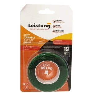 Leistung LT-1250 Çift Taraflı Şeffaf Montaj Bandı