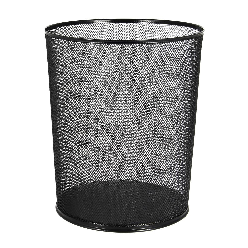 Mimaks D-3 Metal Çöp Kovası Delikli Siyah