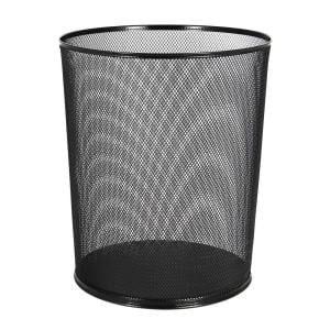 Mimaks D-3 Metal Çöp Kovası Delikli Siyah