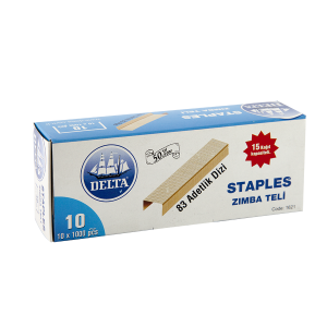 Delta 1621 Zımba Teli No:10 Sarı 10X1000