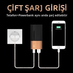 Duracell 6700 mAh Taşınabilir Şarj Cihazı