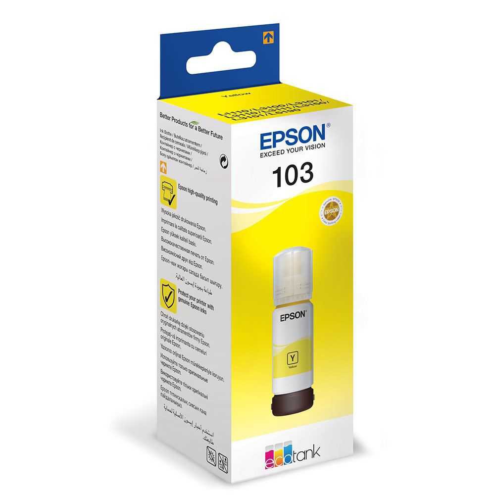 Epson 103-C13T00S44A Sarı Orijinal Mürekkep