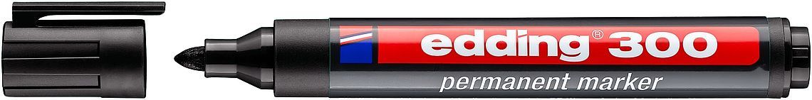 Edding E-300 Permanent Marker Siyah