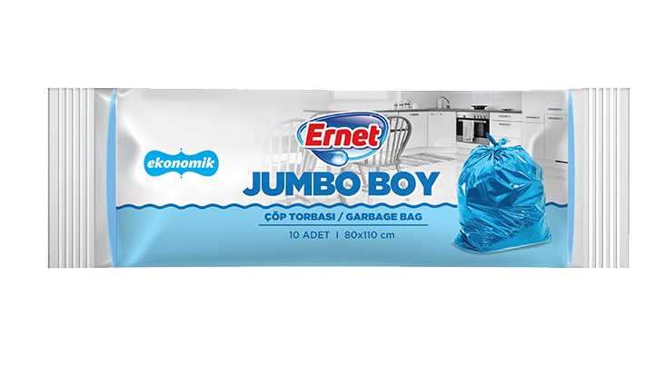 Ernet Çöp Torbası Jumbo Boy 80x110 cm