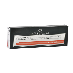 Faber Castell 45 Keçeli Kalem Kırmızı
