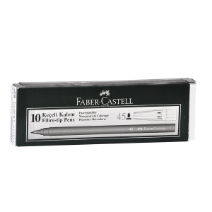 Faber Castell 45 Keçeli Kalem Siyah