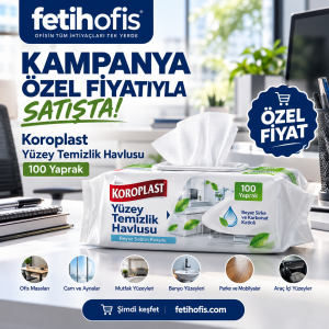 Koroplast Yüzey Temizlik Havlusu 100 Yaprak