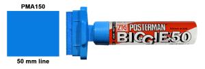 ZİG BİGGİE 50 POSTERMAN KALEM MAVİ
