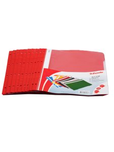 Esselte SLT-4199 Plastik Telli Dosya Kırmızı 50'li