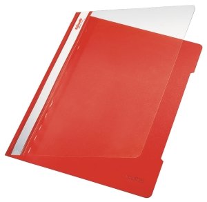 Esselte SLT-4199 Plastik Telli Dosya Kırmızı 50'li