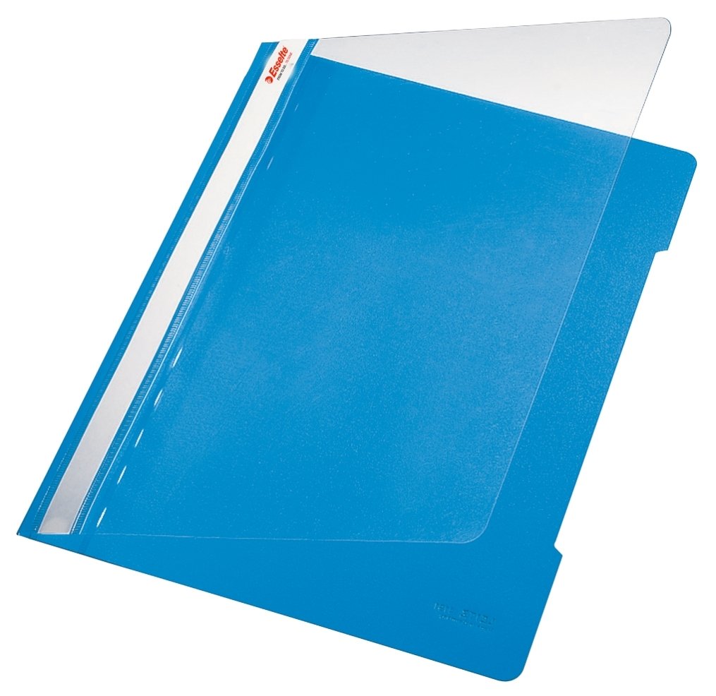 Esselte SLT-4199 Plastik Telli Dosya Mavi 50'li