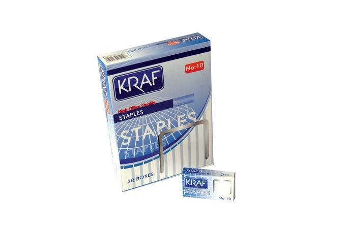 Kraf Zımba Teli No:10 Beyaz 20'li