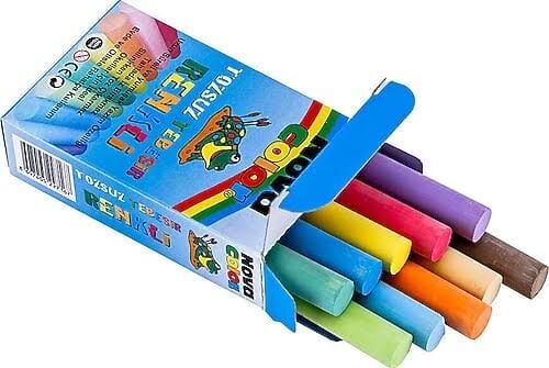 NOVA COLOR TEBEŞİR 10 LU RENKLİ TOZSUZ NC-4111