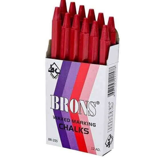 BRONS BR-255 YAĞLI TEBEŞİR KIRMIZI