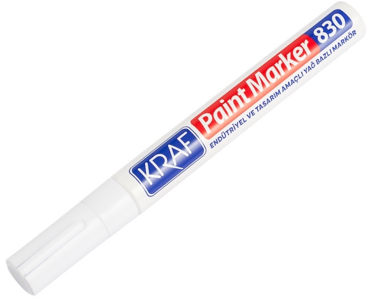 Kraf 830 Paint Marker Beyaz