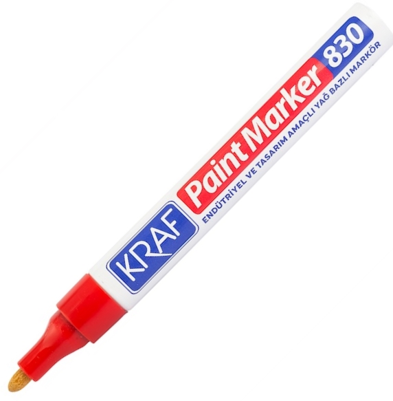 KRAF 830 PAİNT MARKER KIRMIZI