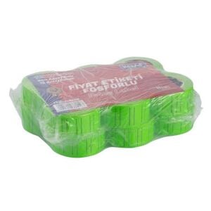 KRAF FİYAT ETİKETİ 12*21 YEŞİL 12 Lİ