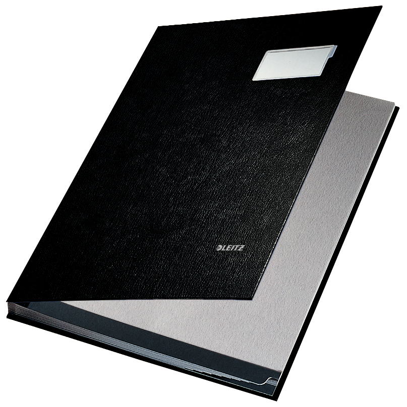 Leitz 5700 İmza Dosyası 20 Sayfa Siyah