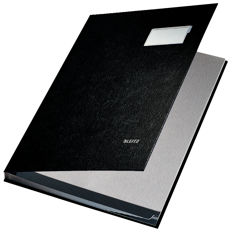 Leitz 5700 İmza Dosyası 20 Sayfa Siyah