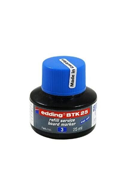 EDDİNG BEYAZ TAHTA KALEM MÜREKKEBİ 25 ML E-BTK25 MAVİ