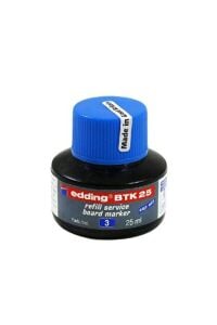 EDDİNG BEYAZ TAHTA KALEM MÜREKKEBİ 25 ML E-BTK25 MAVİ